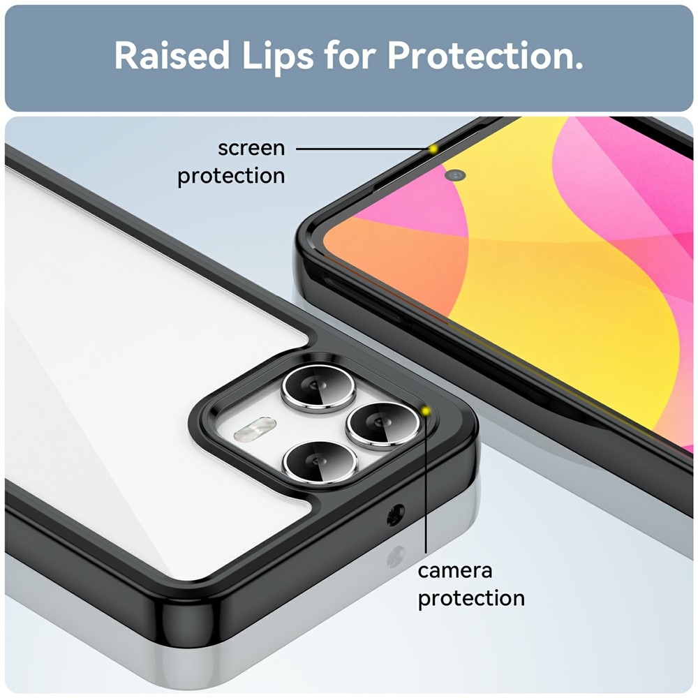 Gél tok kemény hátlappal T-Mobile T Phone 3 Pro-hoz - fekete