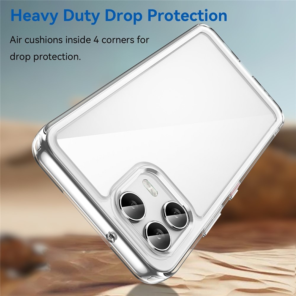 Gél tok kemény hátlappal T-Mobile T Phone 3 Pro-hoz - átlátszó