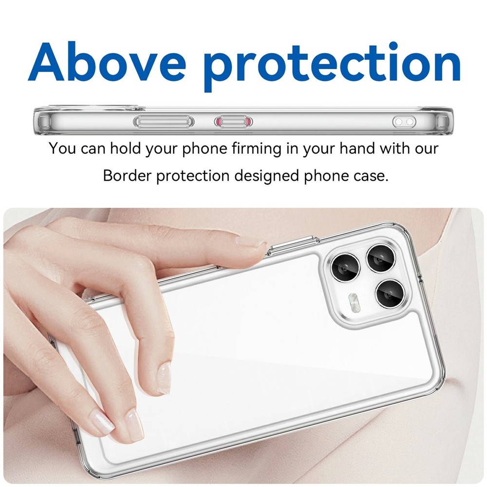 Gél tok kemény hátlappal T-Mobile T Phone 3 Pro-hoz - átlátszó