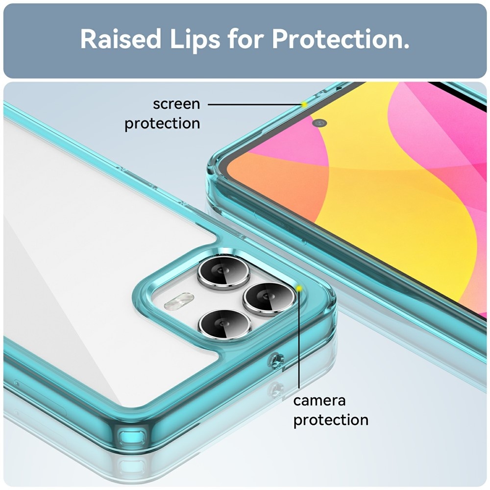 Gél tok kemény hátlappal T-Mobile T Phone 3 Pro-hoz - világoskék