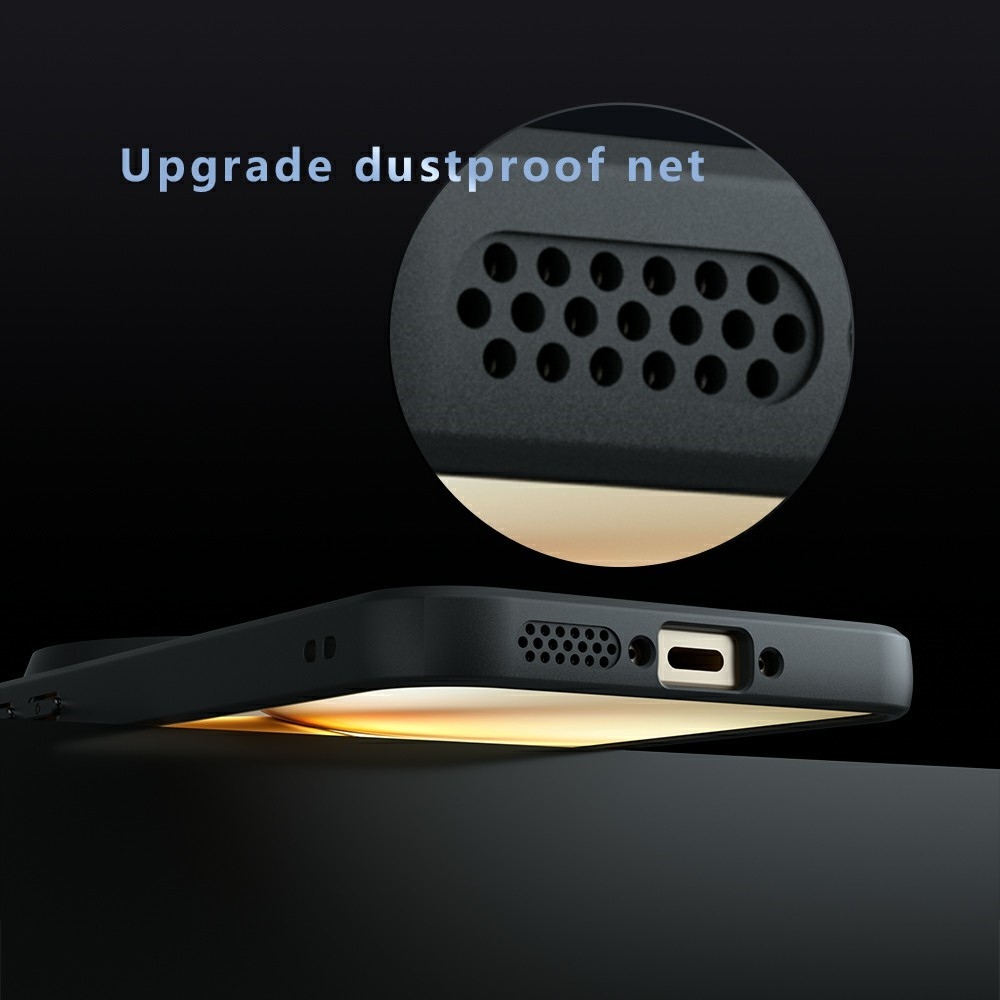 Géltok kemény hátlappal Vivo X300 Pro 5G telefonhoz - fekete