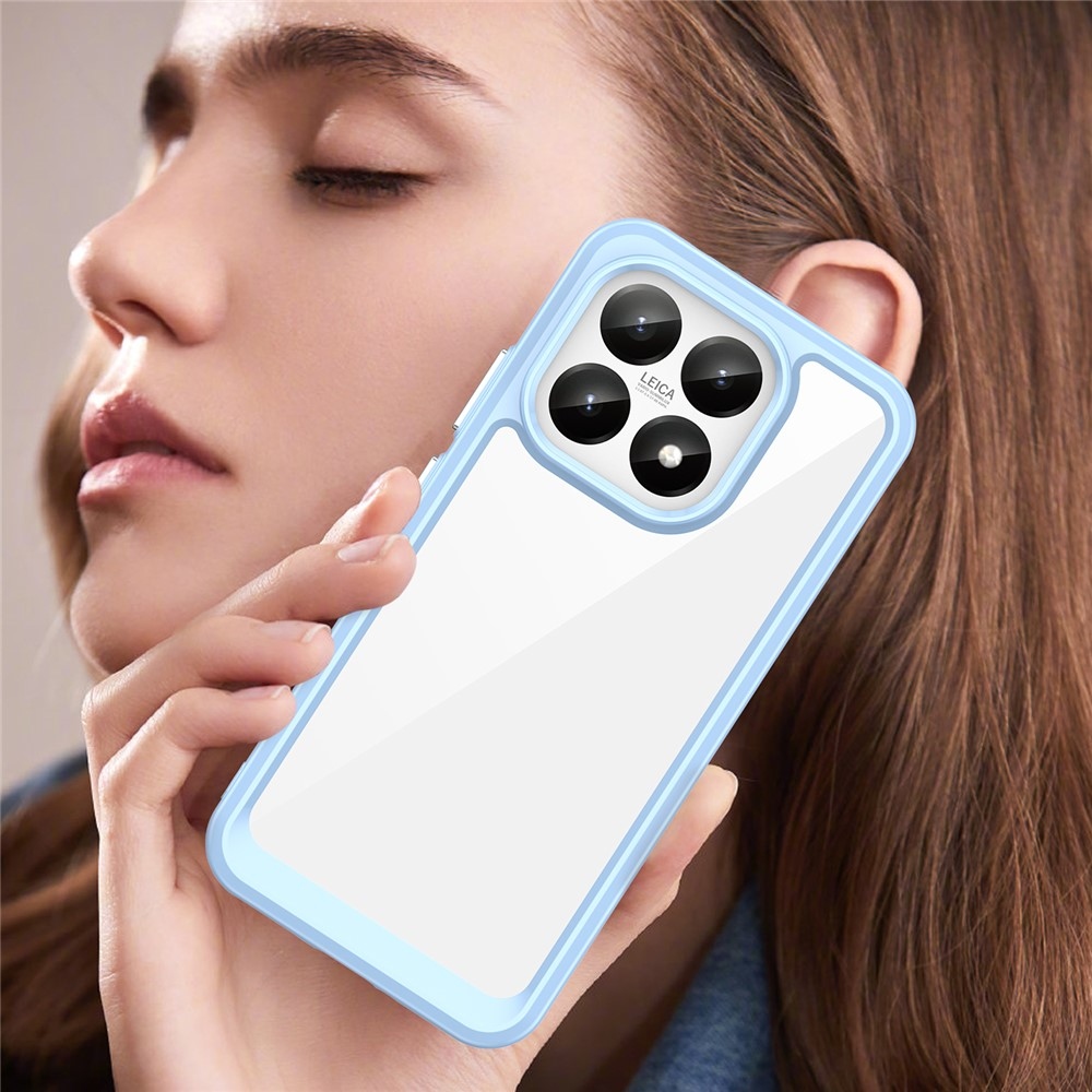 Gél tok fix hátlappal Xiaomi 15T-hez - kék