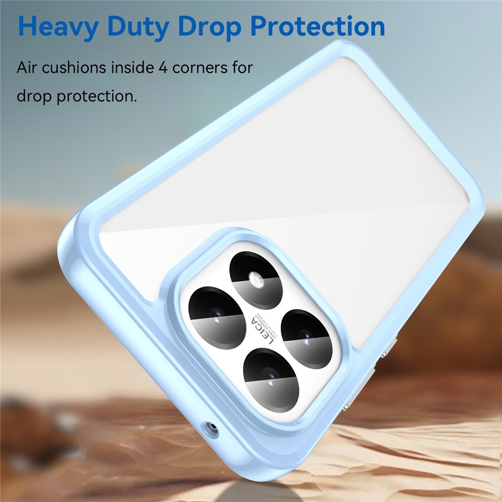 Gél tok fix hátlappal Xiaomi 15T-hez - kék