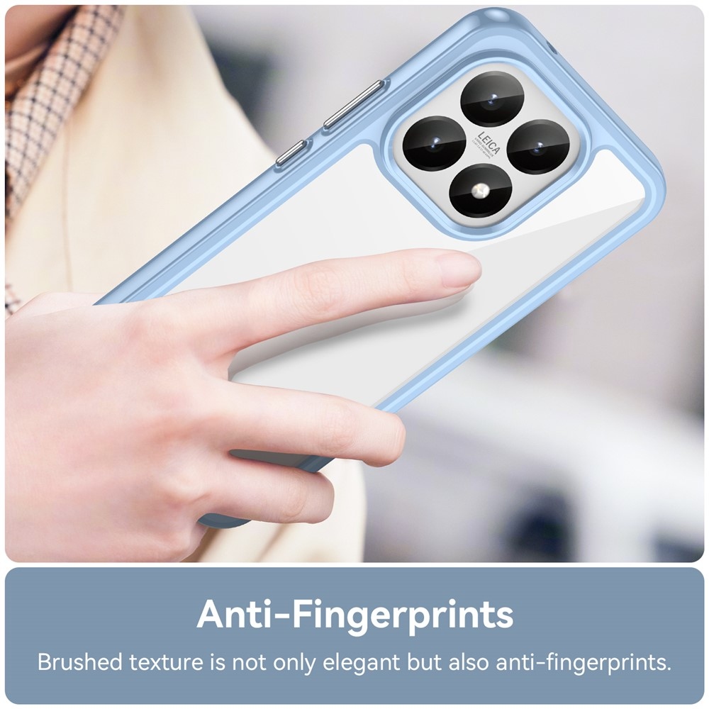 Gél tok fix hátlappal Xiaomi 15T-hez - kék