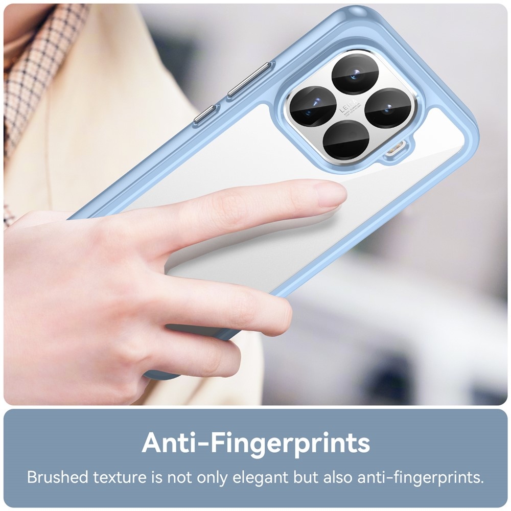 Gél tok rögzített hátlappal Xiaomi 15T Pro készülékhez - kék