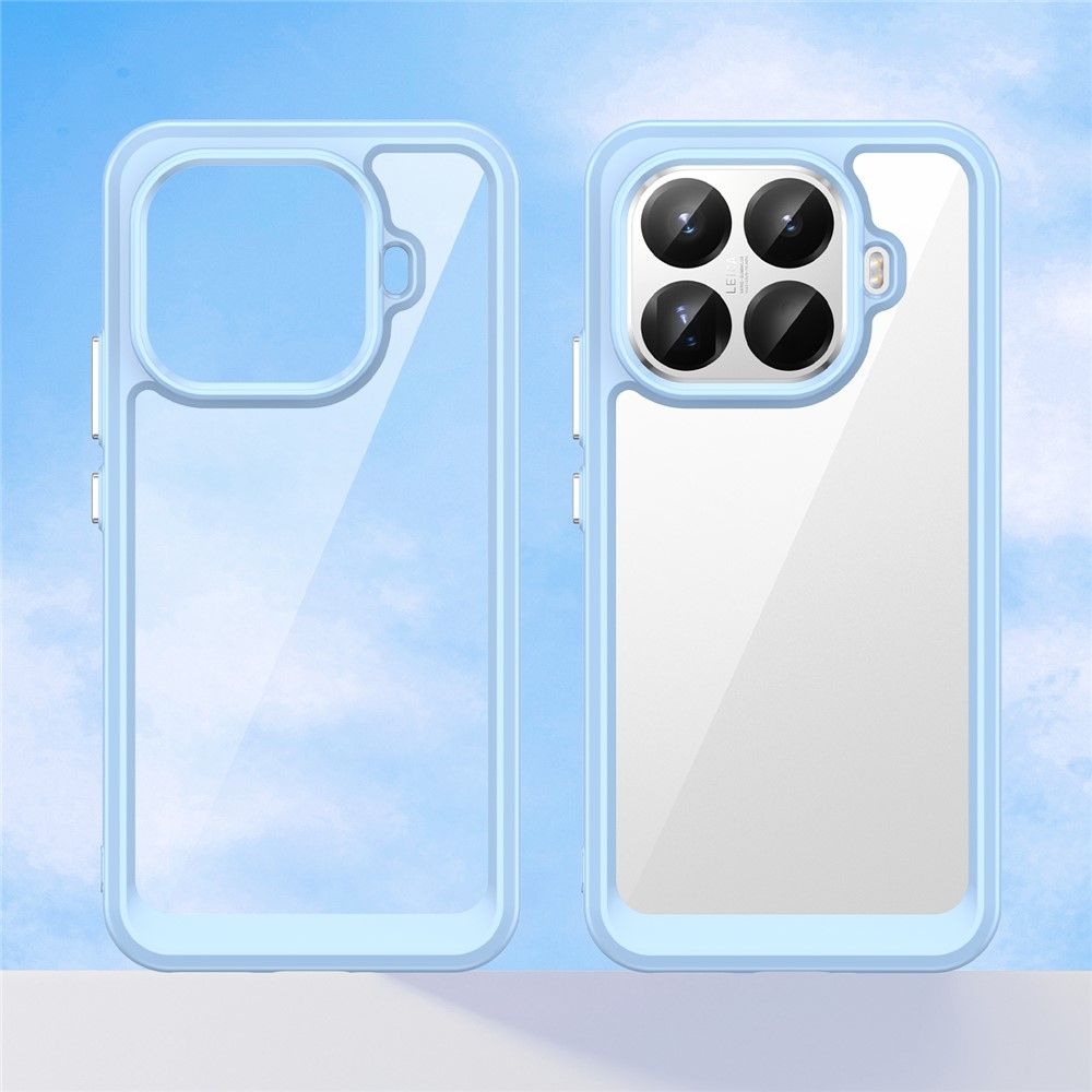 Gél tok rögzített hátlappal Xiaomi 15T Pro készülékhez - kék