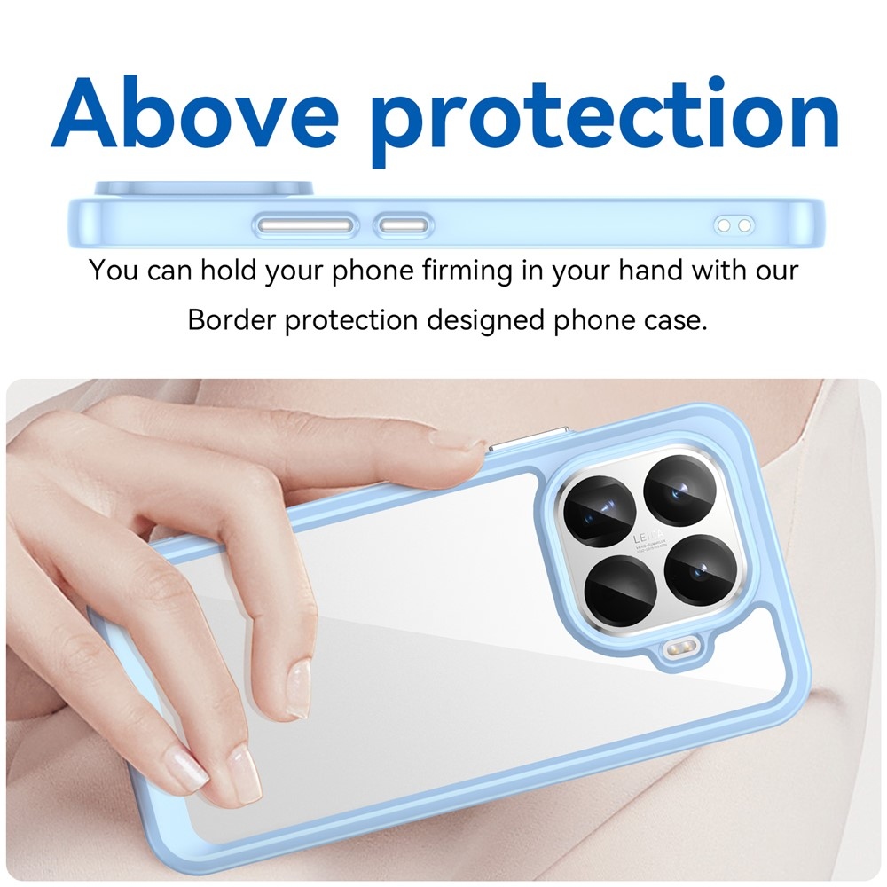 Gél tok rögzített hátlappal Xiaomi 15T Pro készülékhez - kék