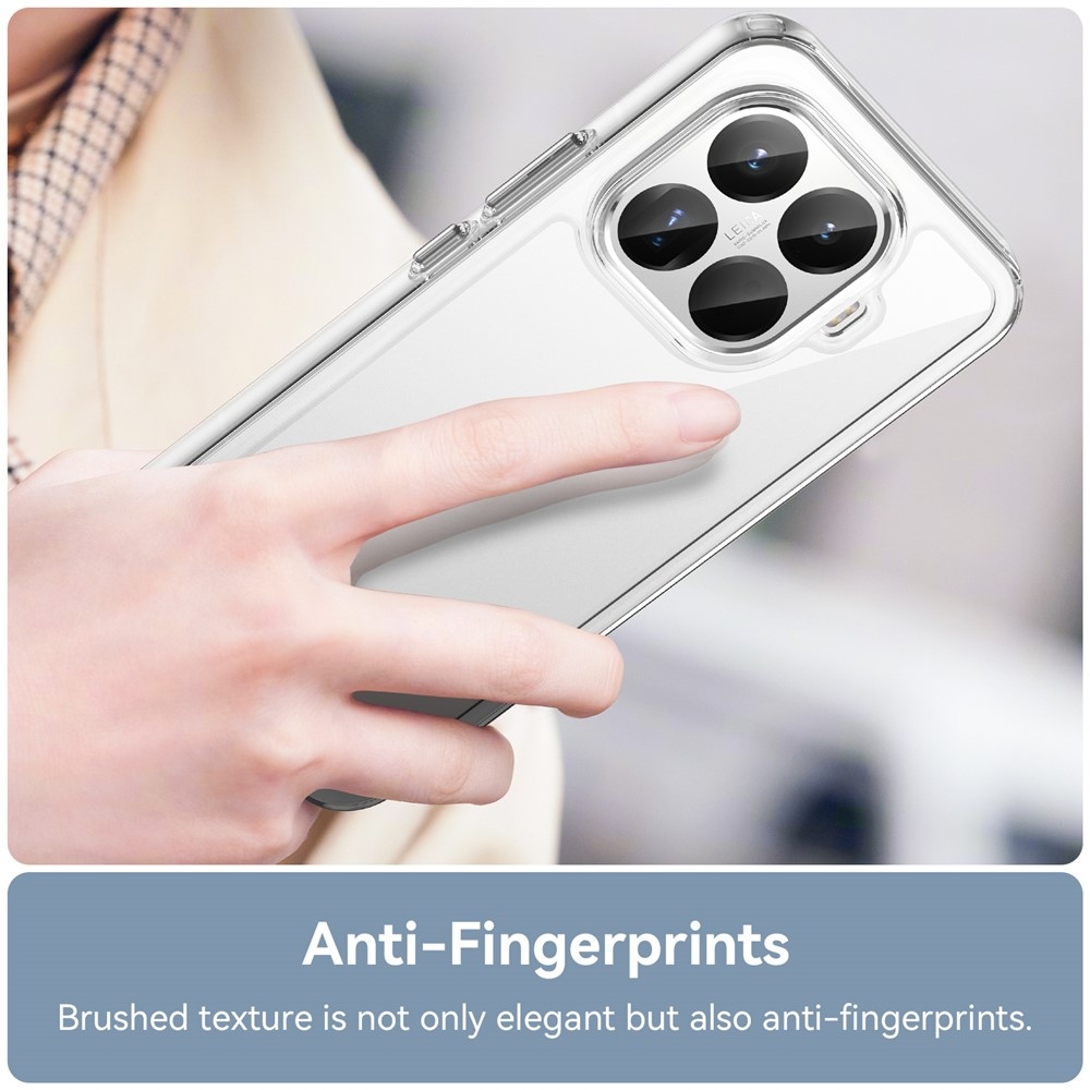 Gél tok fix hátlappal Xiaomi 15T Pro - átlátszó