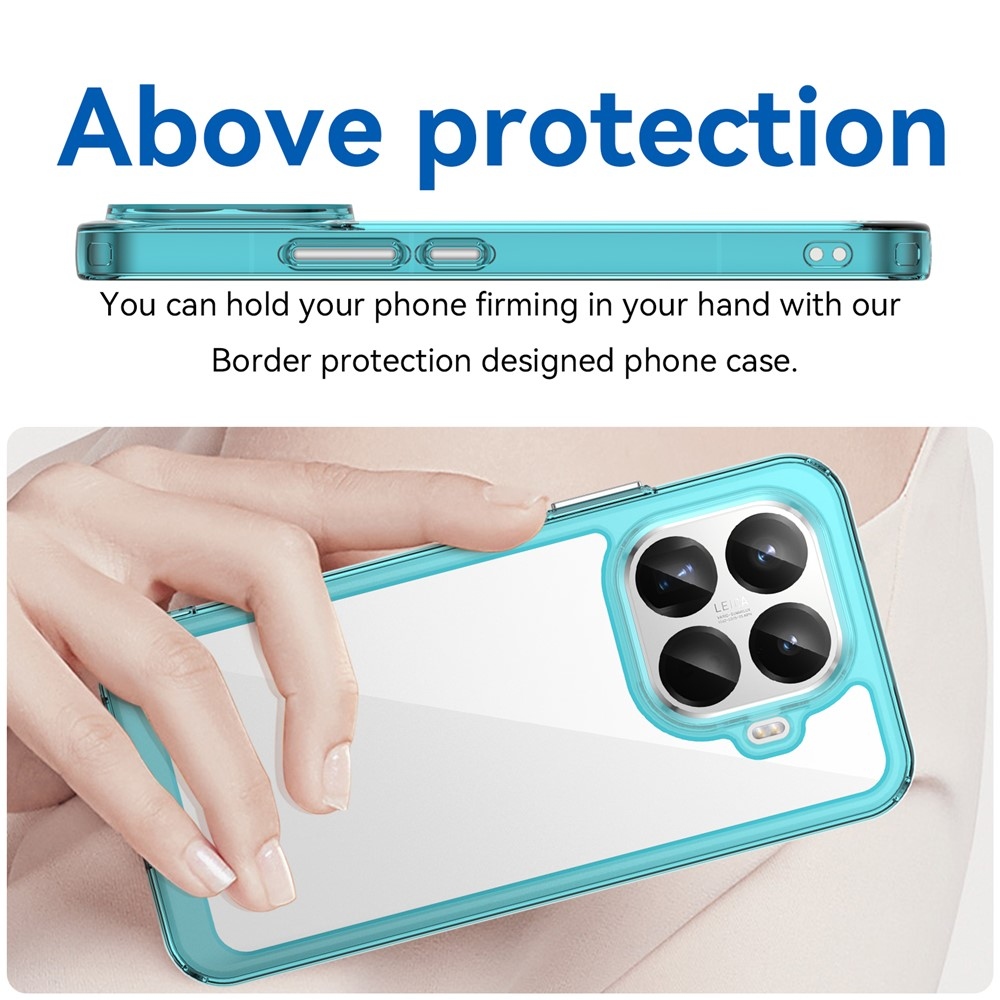 Gél tok rögzített hátlappal Xiaomi 15T Pro - világoskék