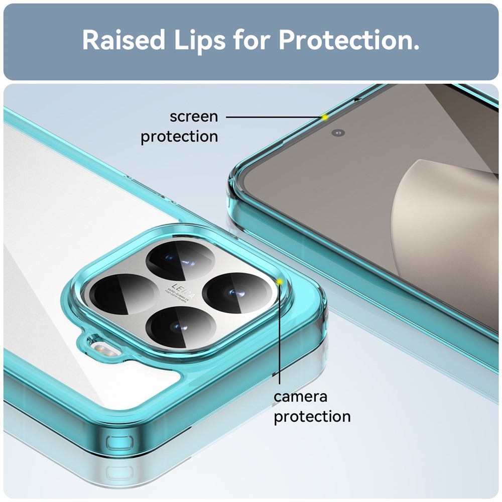 Gél tok rögzített hátlappal Xiaomi 15T Pro - világoskék