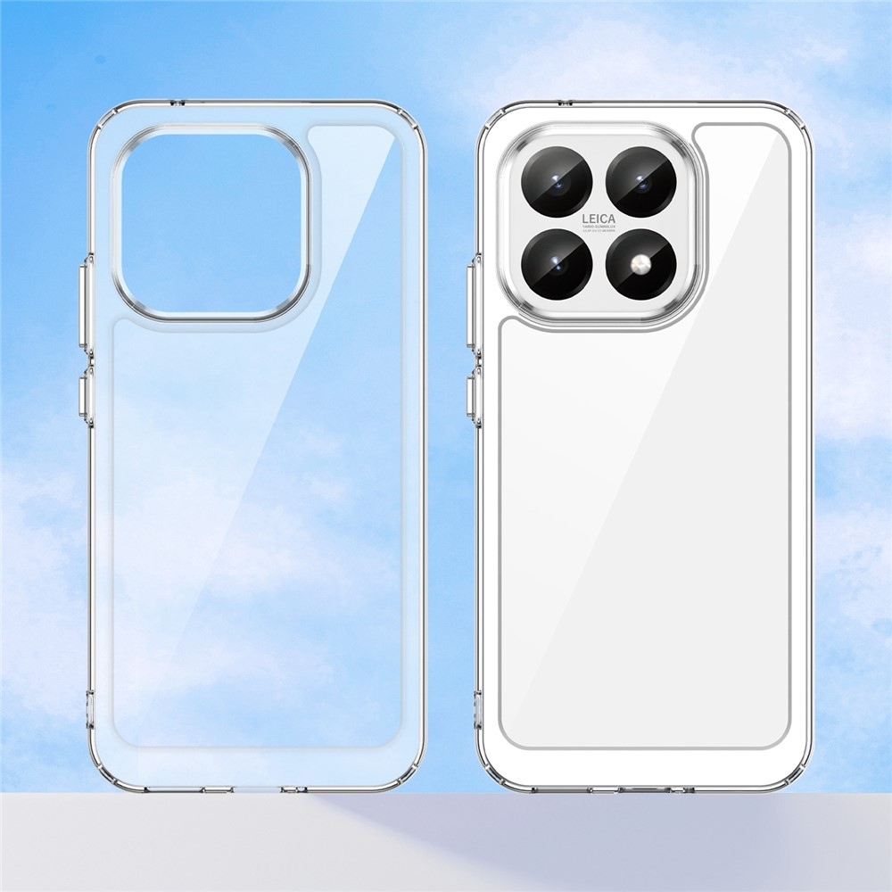 Gél tok fix hátlappal Xiaomi 15T-hez - átlátszó