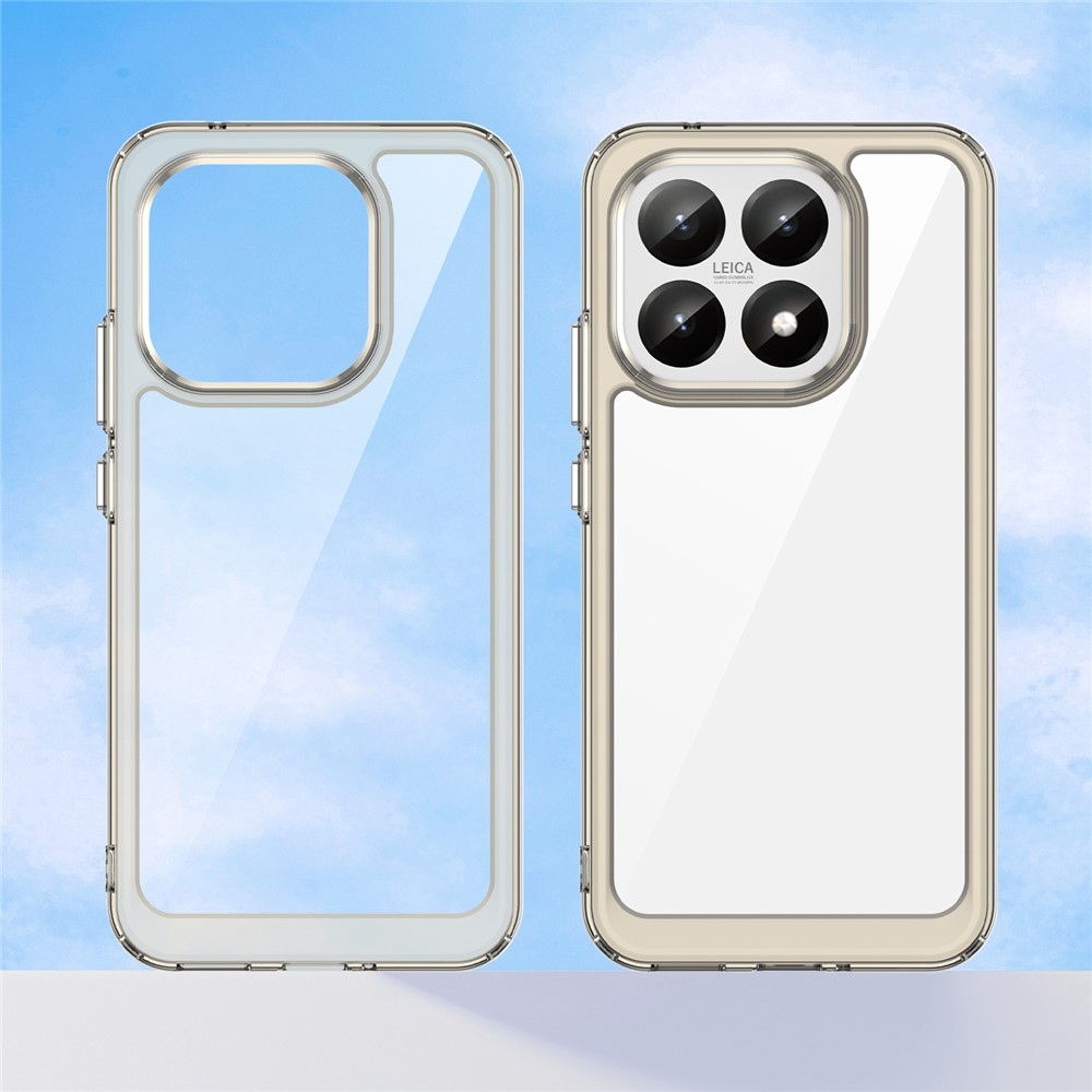 Gél tok fix hátlappal Xiaomi 15T-hez - szürke