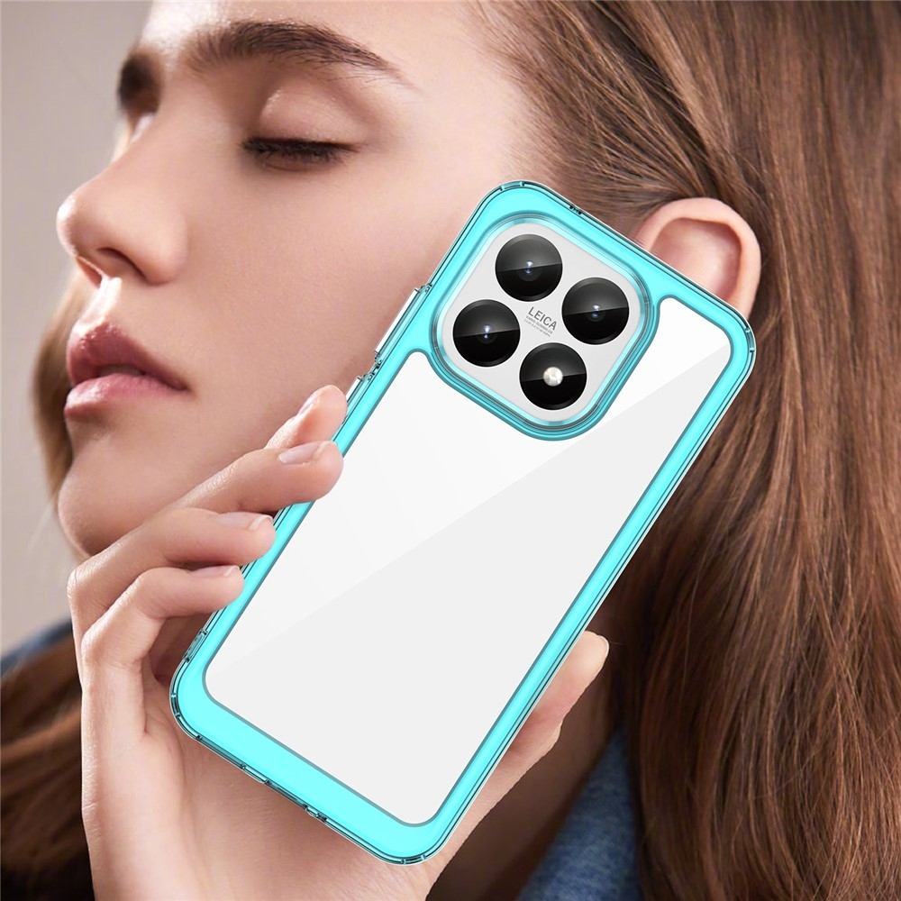 Gél tok fix hátlappal Xiaomi 15T-hez - világoskék