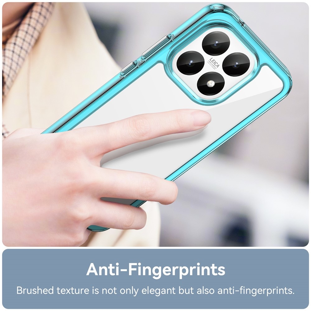 Gél tok fix hátlappal Xiaomi 15T-hez - világoskék