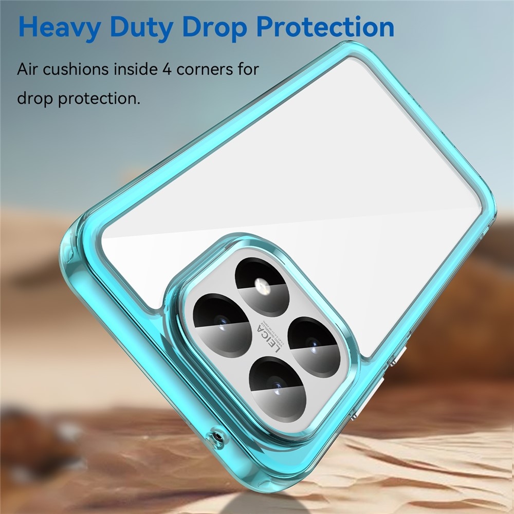 Gél tok fix hátlappal Xiaomi 15T-hez - világoskék