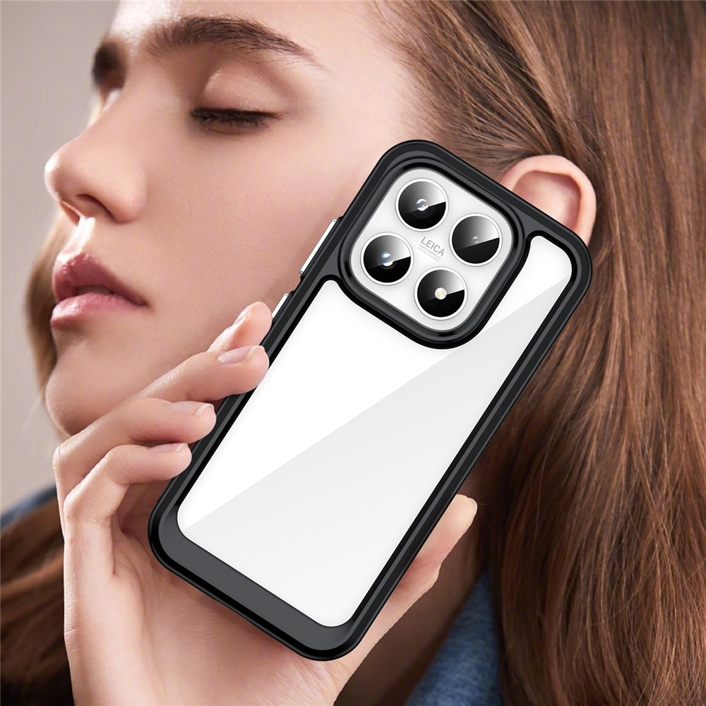 Gél tok rögzített hátlappal Xiaomi 17 - fekete