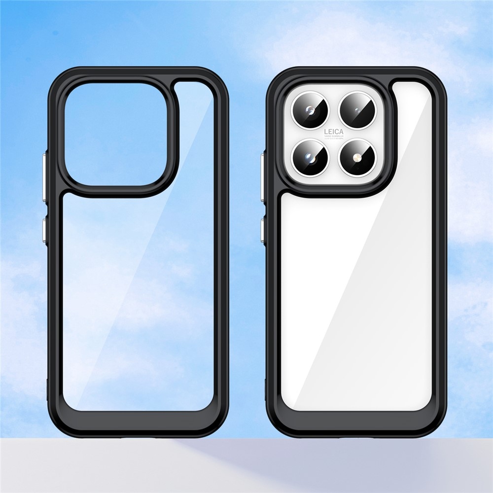 Gél tok rögzített hátlappal Xiaomi 17 - fekete