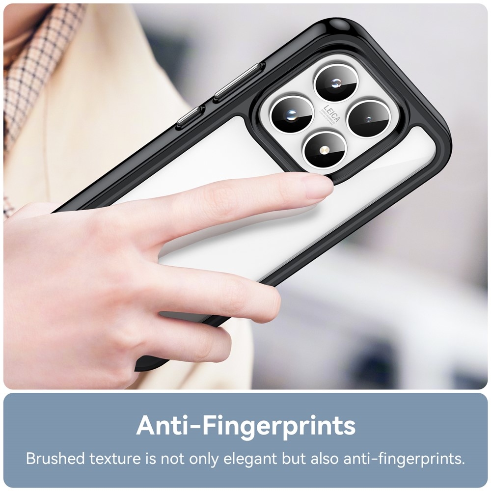 Gél tok rögzített hátlappal Xiaomi 17 - fekete