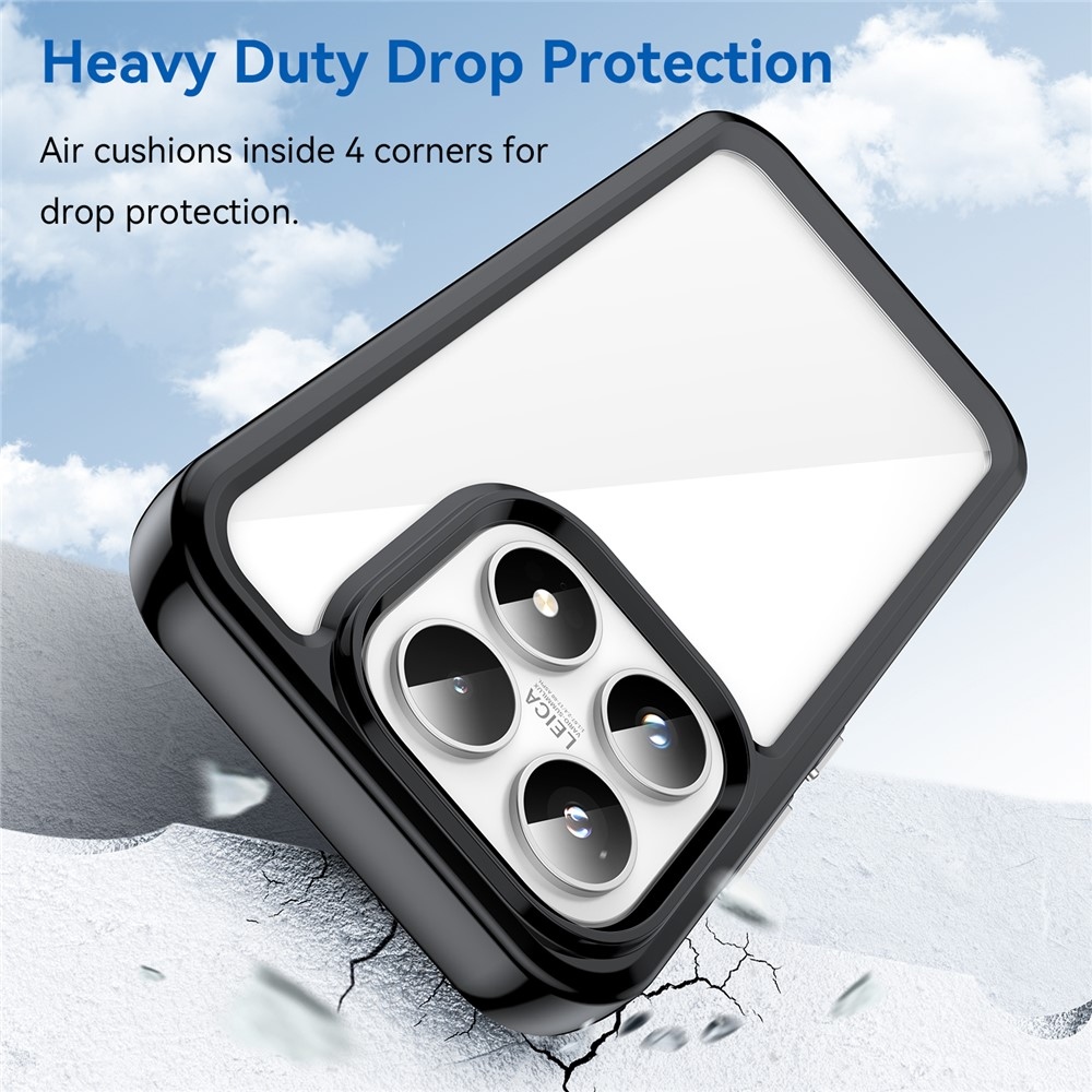 Gél tok rögzített hátlappal Xiaomi 17 - fekete