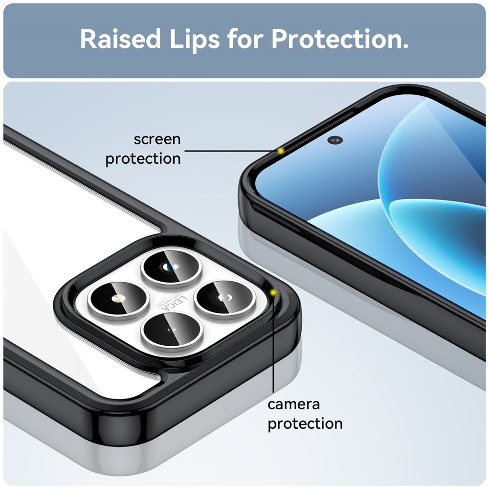 Gél tok rögzített hátlappal Xiaomi 17 - fekete