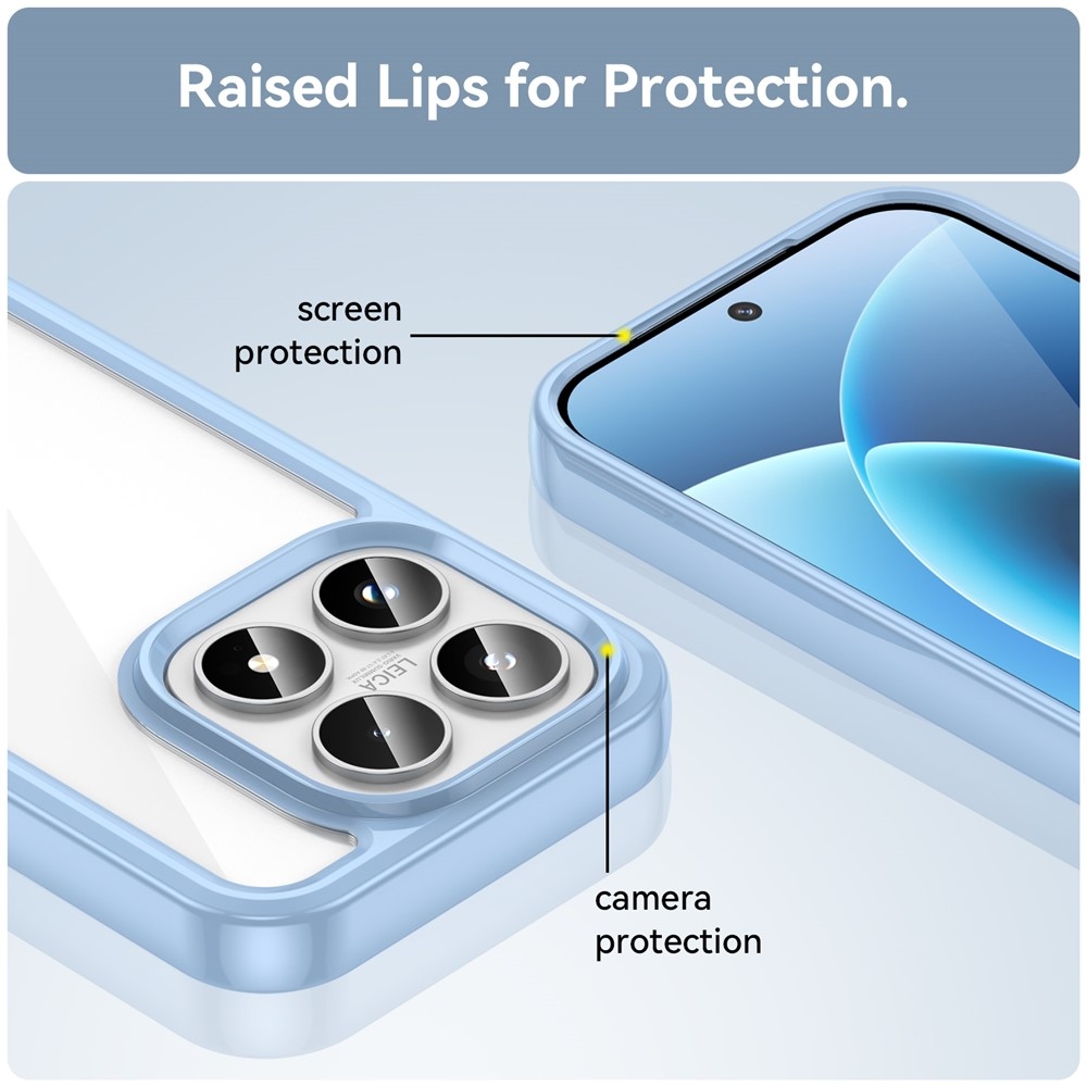 Gél tok fix hátlappal Xiaomi 17 - kék