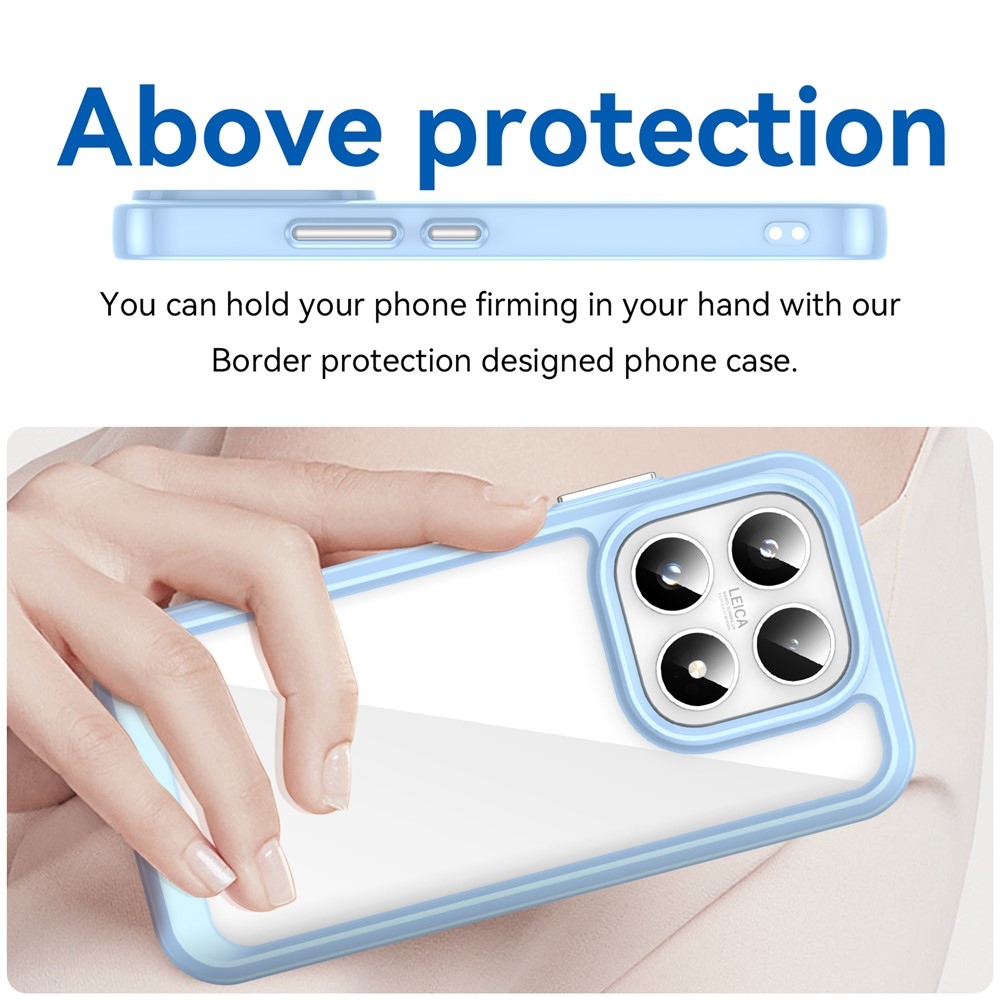 Gél tok fix hátlappal Xiaomi 17 - kék