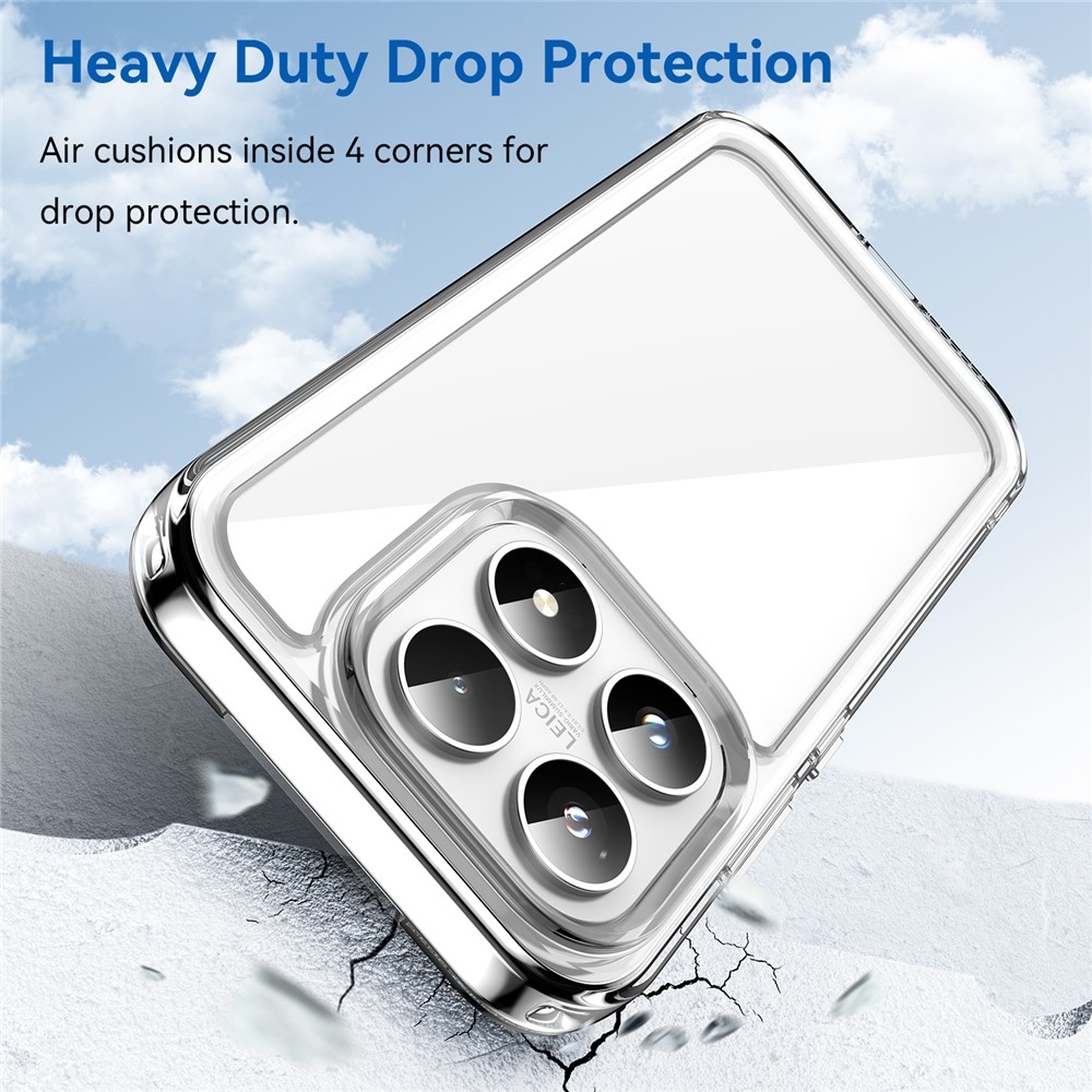 Gél tok fix hátlappal Xiaomi 17 - átlátszó