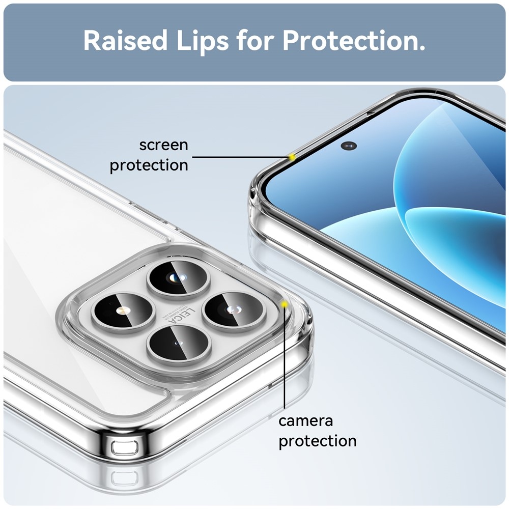 Gél tok fix hátlappal Xiaomi 17 - átlátszó