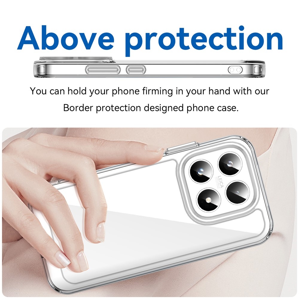 Gél tok fix hátlappal Xiaomi 17 - átlátszó