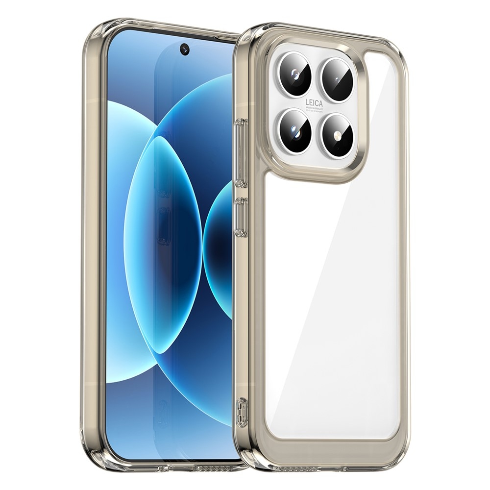 Gél tok rögzített hátlappal Xiaomi 17 - szürke