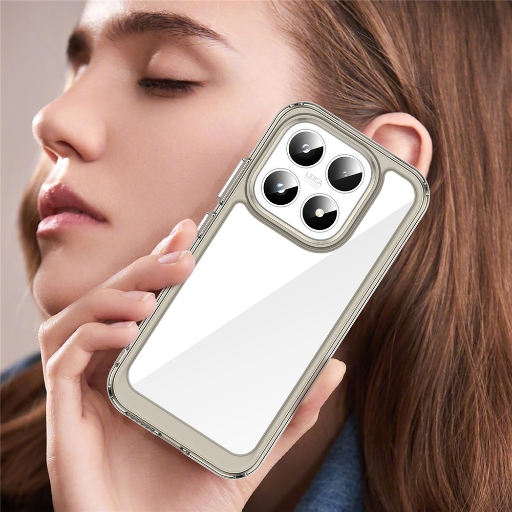 Gél tok rögzített hátlappal Xiaomi 17 - szürke