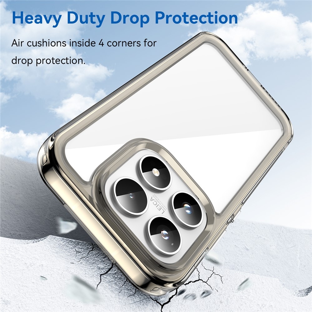 Gél tok rögzített hátlappal Xiaomi 17 - szürke