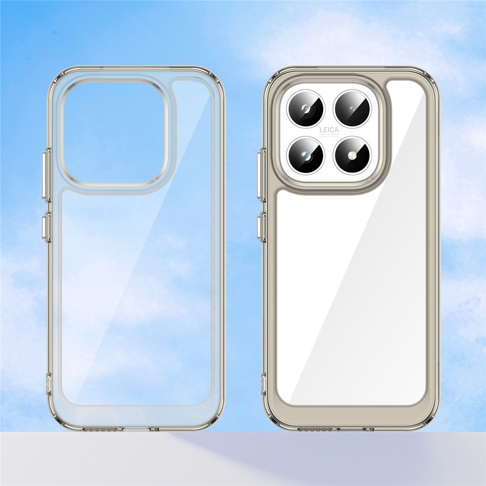 Gél tok rögzített hátlappal Xiaomi 17 - szürke