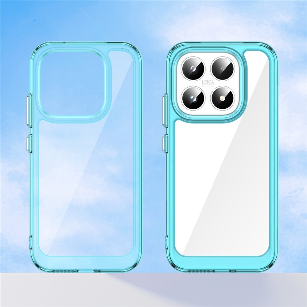 Gél tok fix hátlappal Xiaomi 17 - világoskék színben