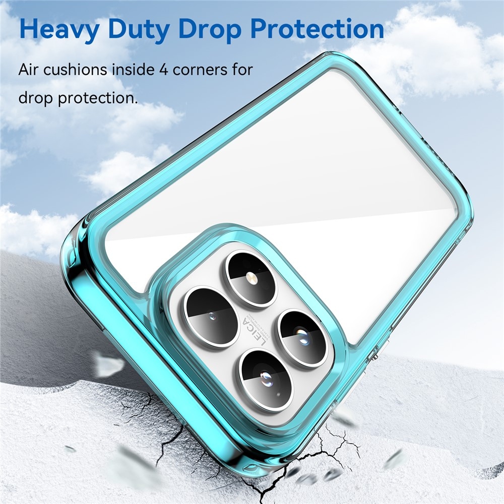 Gél tok fix hátlappal Xiaomi 17 - világoskék színben