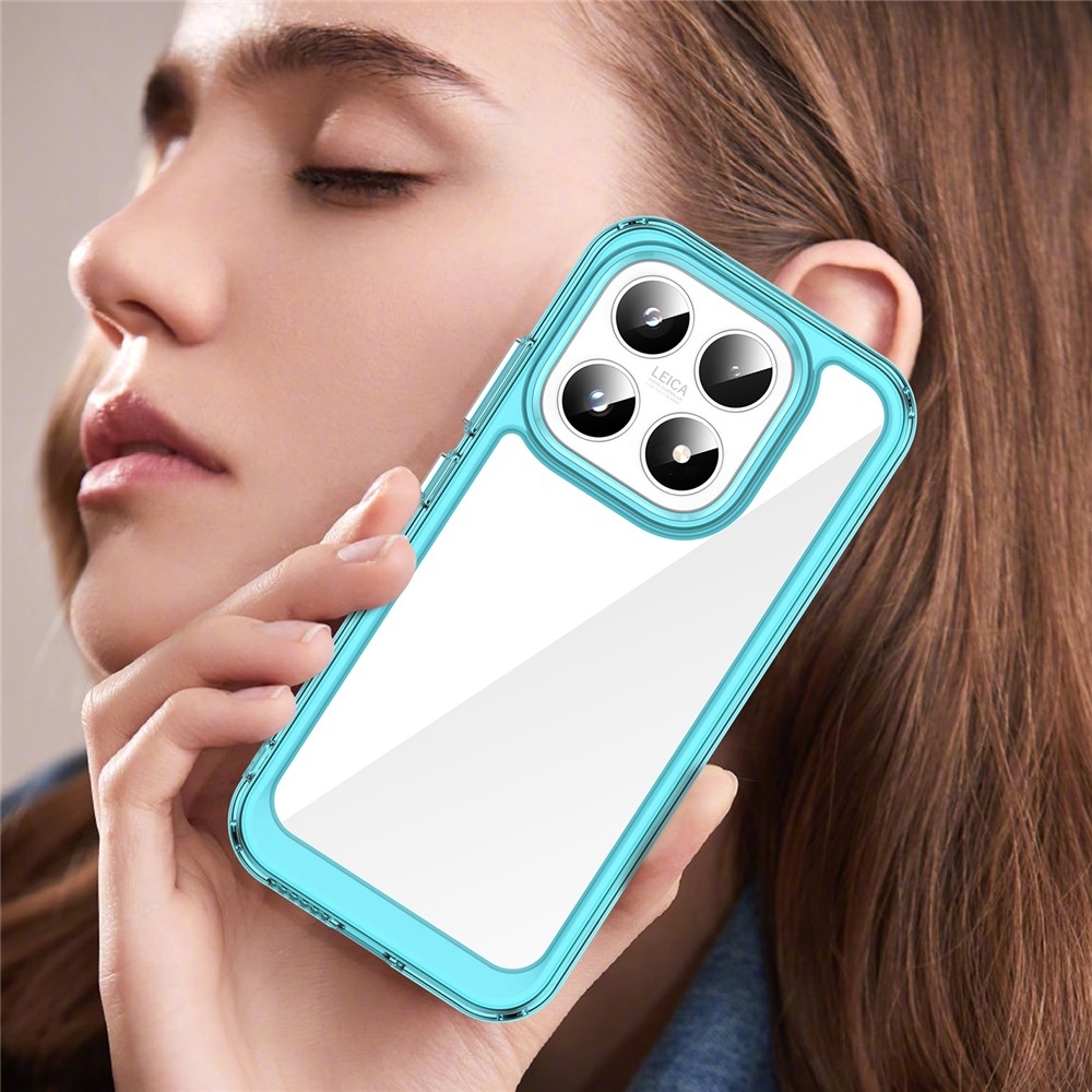 Gél tok fix hátlappal Xiaomi 17 - világoskék színben