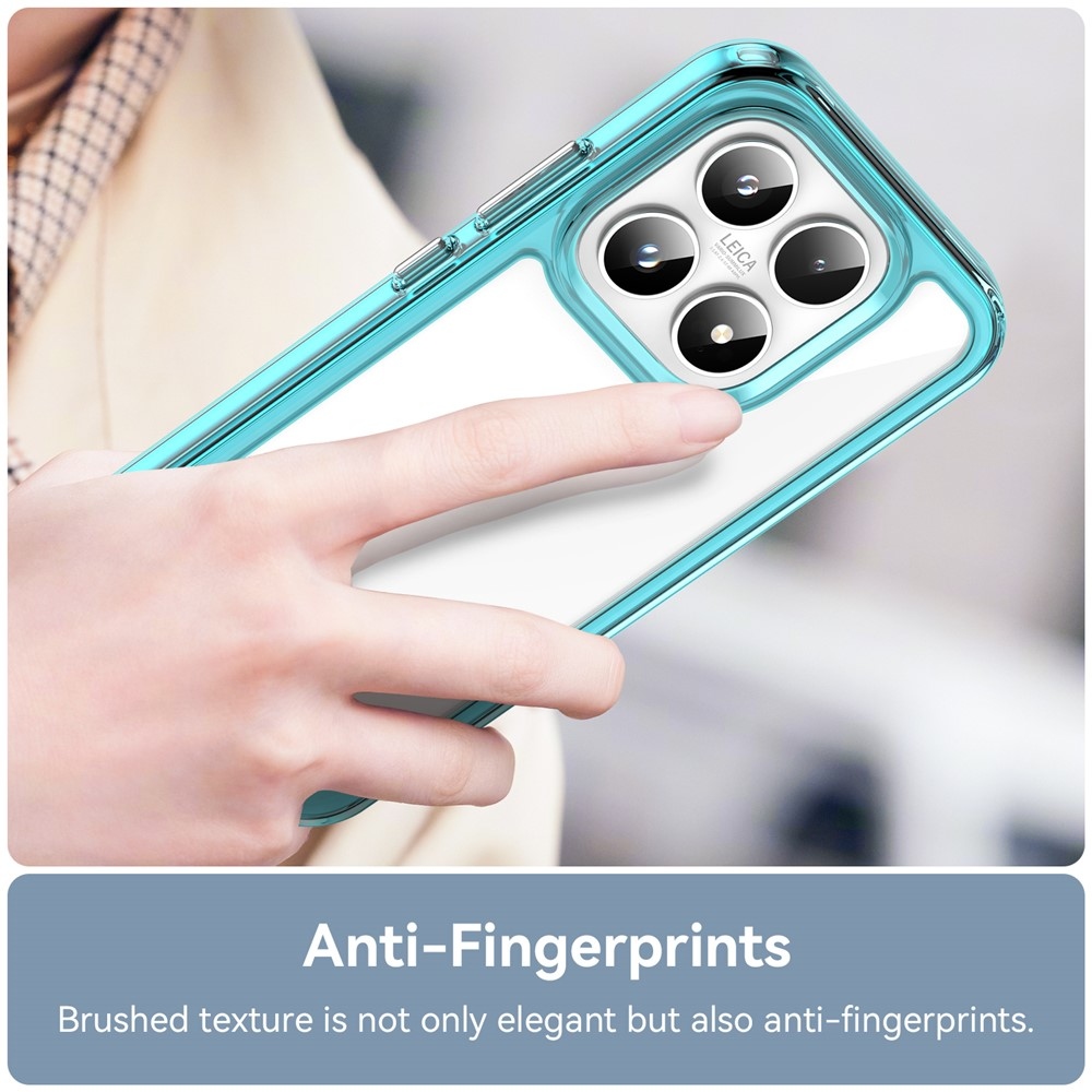 Gél tok fix hátlappal Xiaomi 17 - világoskék színben