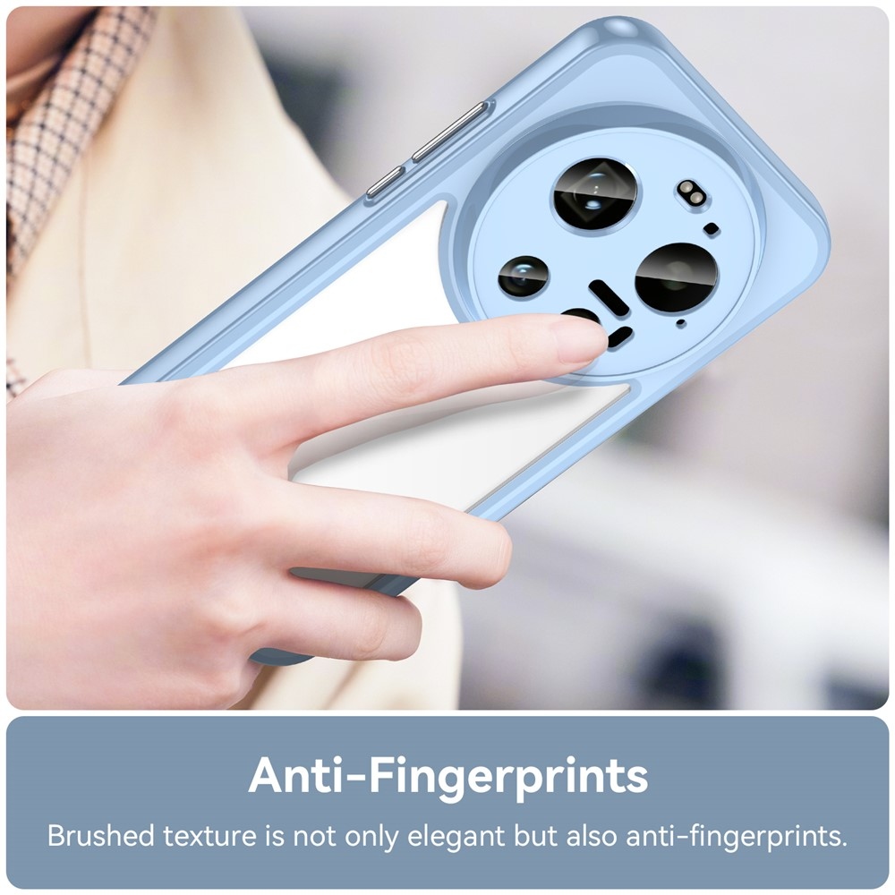 Gél tok fix hátlappal Xiaomi 17 Ultra - kék