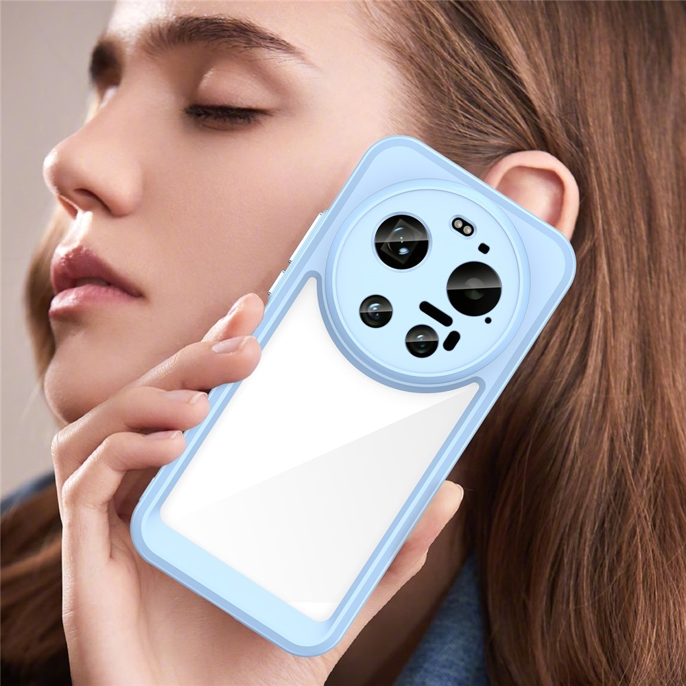 Gél tok fix hátlappal Xiaomi 17 Ultra - kék