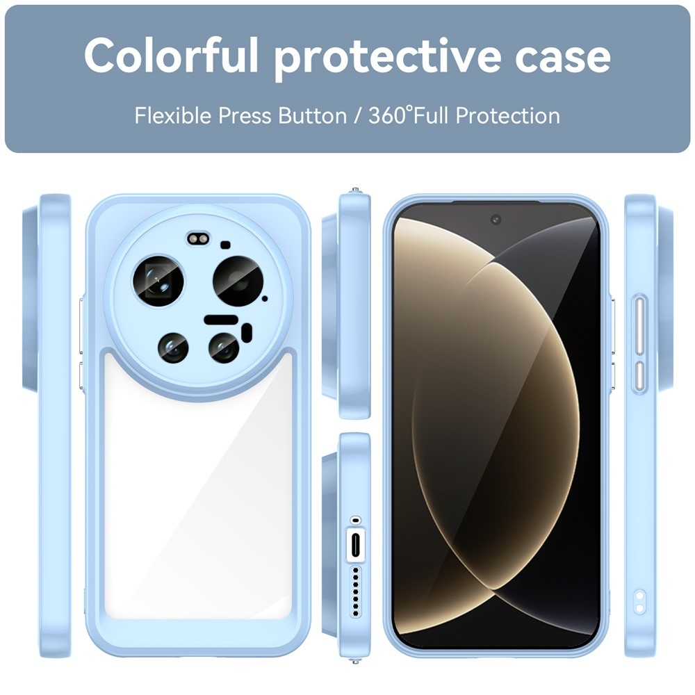 Gél tok fix hátlappal Xiaomi 17 Ultra - kék