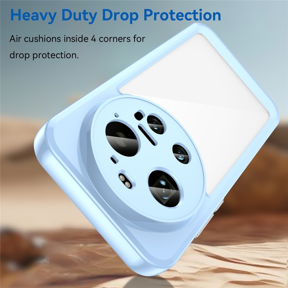 Gél tok fix hátlappal Xiaomi 17 Ultra - kék