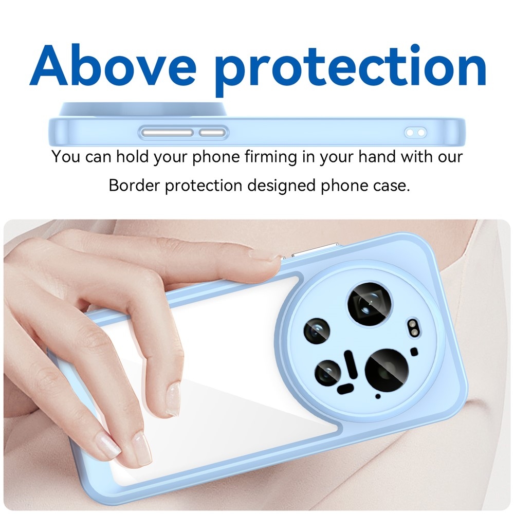 Gél tok fix hátlappal Xiaomi 17 Ultra - kék