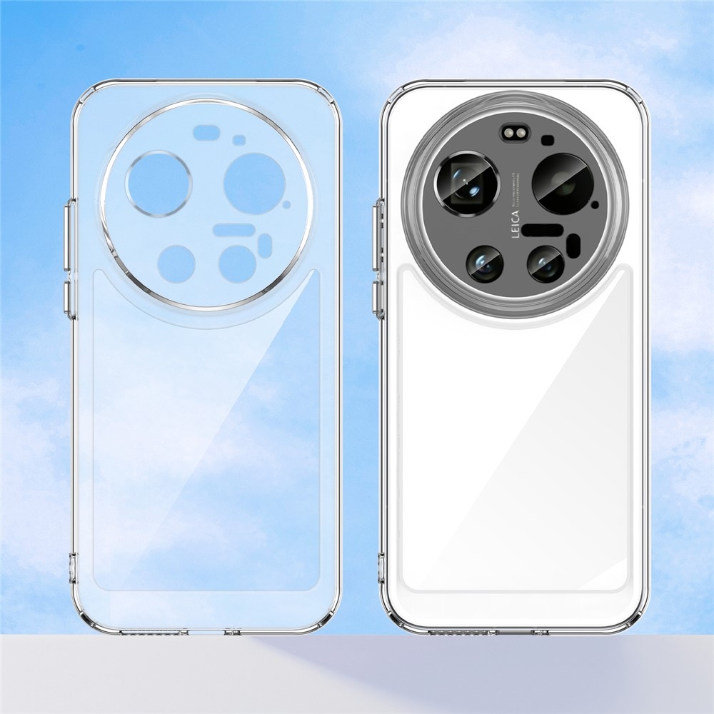 Gél tok fix hátlappal a Xiaomi 17 Ultra számára - átlátszó