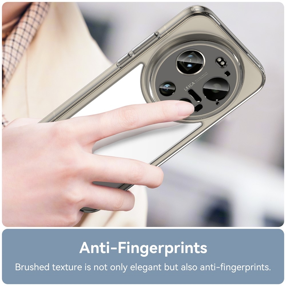 Gél tok fix hátlappal a Xiaomi 17 Ultra számára - szürke