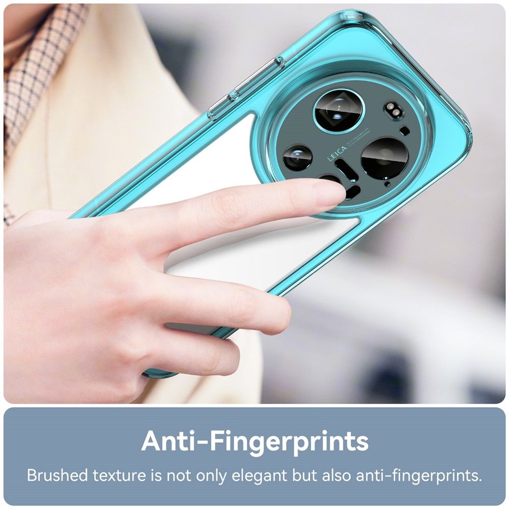 Gél tok fix hátlappal a Xiaomi 17 Ultra számára - világoskék színben