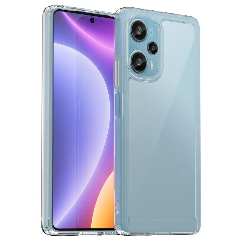 Gél tok kemény hátlappal a Xiaomi Poco F5 készülékhez - átlátszó