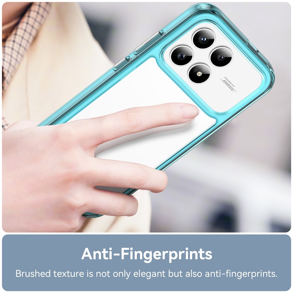 Gél tok rögzített hátlappal Xiaomi Poco F8 Pro 5G - világoskék