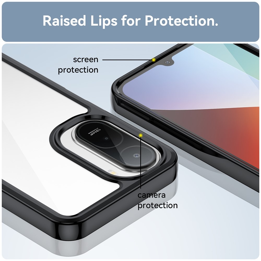 Gél tok rögzített hátlappal Xiaomi Redmi A7 Pro - fekete