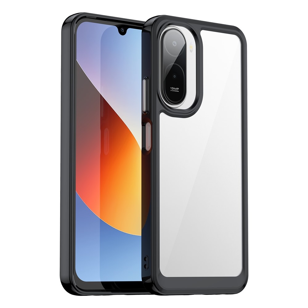Gél tok rögzített hátlappal Xiaomi Redmi A7 Pro - fekete