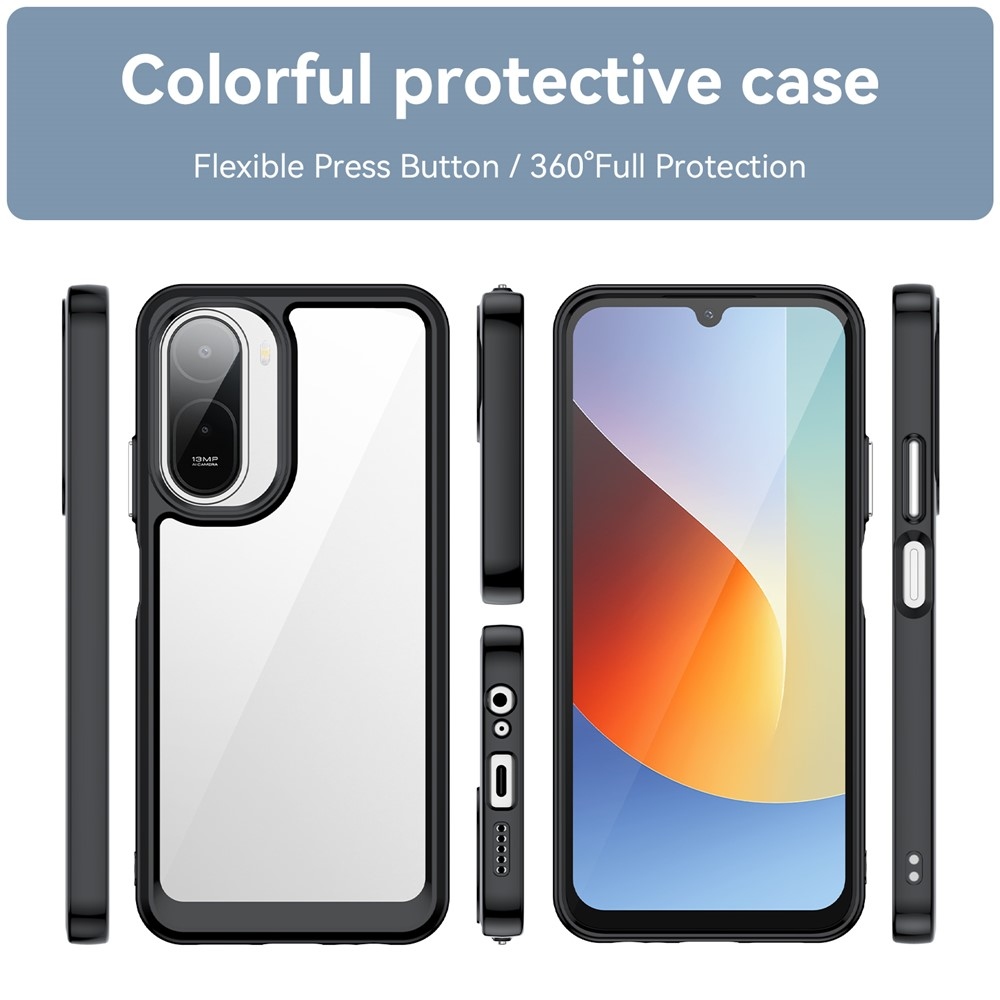 Gél tok rögzített hátlappal Xiaomi Redmi A7 Pro - fekete